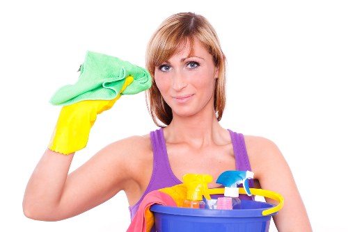 Professional cleaners in Kennington starting work in a home environment