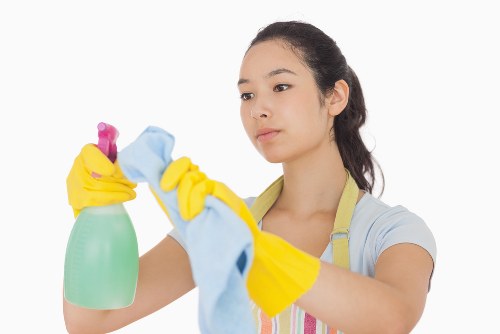 Specialist floor care equipment used for hard floor cleaning
