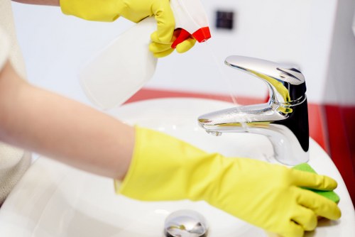 Deep cleaning treatment for high-traffic commercial flooring in Kennington