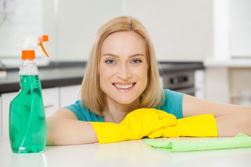 Professional kitchen and bathroom cleaning in a Kennington property