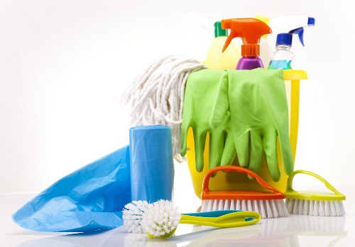 Local cleaners preparing a Kennington property for new occupants