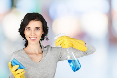 Local cleaner working in a Kennington home with varied property layouts